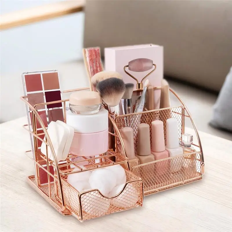 Fashionable multifunctional desk storage rack, cosmetic storage box, student stationery desk file organizer
Fashionable multifunctional desk storage rack, cosmetic storage box, student stationery desk file organizer