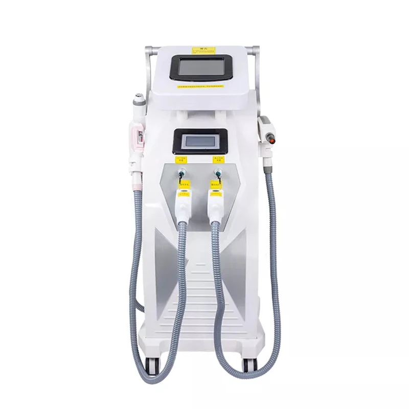 Hair Removal Machine With 3 Handles OPT Shr 4 In 1 IPL + OPT SHR + ND Yag Laser Hair Removal Tattoo Machine 
Hair Removal Machine With 3 Handles OPT Shr 4 In 1 IPL + OPT SHR + ND Yag Laser Hair Removal Tattoo Machine