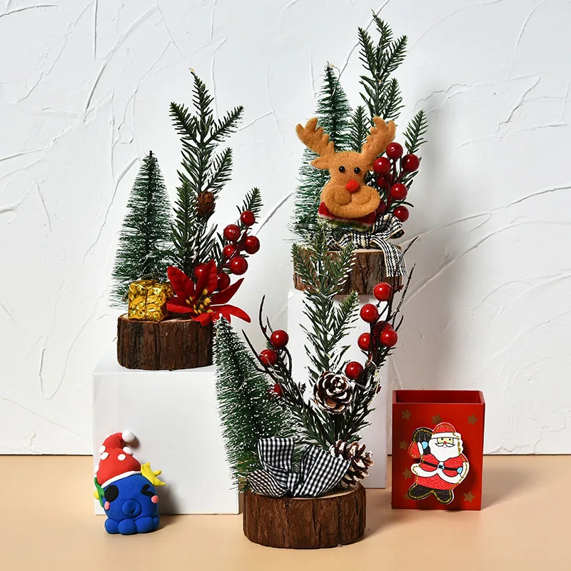 Hot-selling Mini Christmas Tree, 23 Cm Luminous Wooden Base, Home Decoration, Small Desktop Ornaments,Festive Party Scene Layout
Hot-selling Mini Christmas Tree, 23 Cm Luminous Wooden Base, Home Decoration, Small Desktop Ornaments,Festive Party Scene Layout