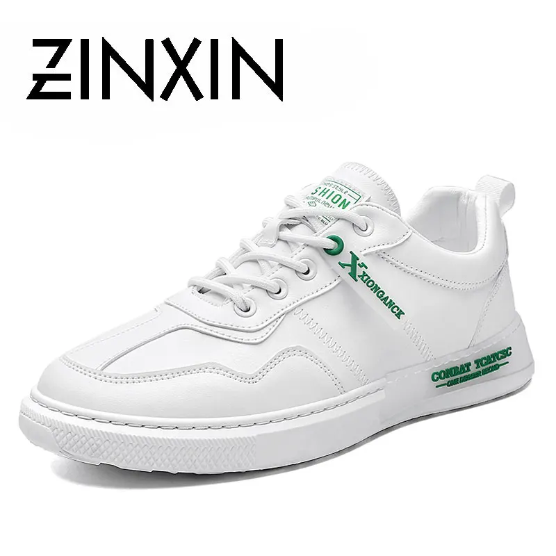 ZINXINSneakers 2019 весна осень легкая Натуральная кожа Мужская на плоской подошве для отдыха трендовая Корейская версия однотонная белая мужская п... 
ZINXINSneakers 2019 весна осень легкая Натуральная кожа Мужская на плоской подошве для отдыха трендовая Корейская версия однотонная белая мужская п...