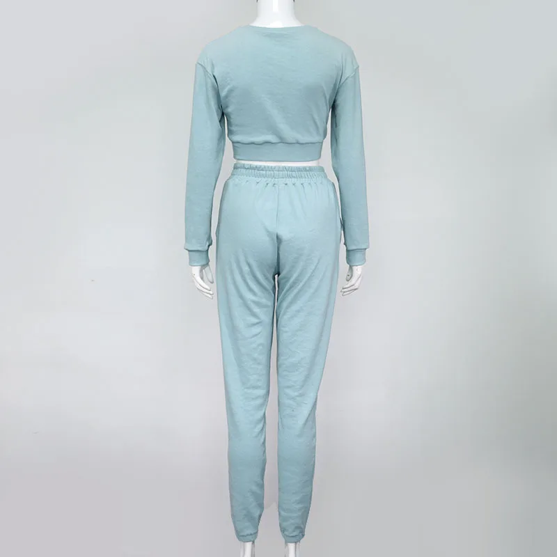 Casual Sports Suit For Women Solid Color 2 Piece Sets Ladies Autumn Winter Fashion Long Sleeve Leisure Home Sports Fitness Suits
Casual Sports Suit For Women Solid Color 2 Piece Sets Ladies Autumn Winter Fashion Long Sleeve Leisure Home Sports Fitness Suits