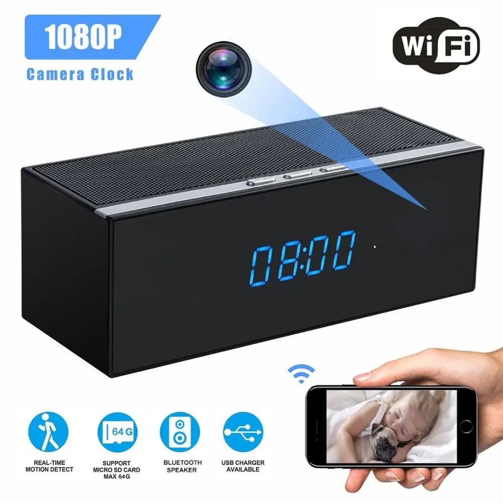 Беспроводная камера видеонаблюдения HD 1080P с поддержкой Wi-Fi и скрытым ночным видением
Беспроводная камера видеонаблюдения HD 1080P с поддержкой Wi-Fi и скрытым ночным видением