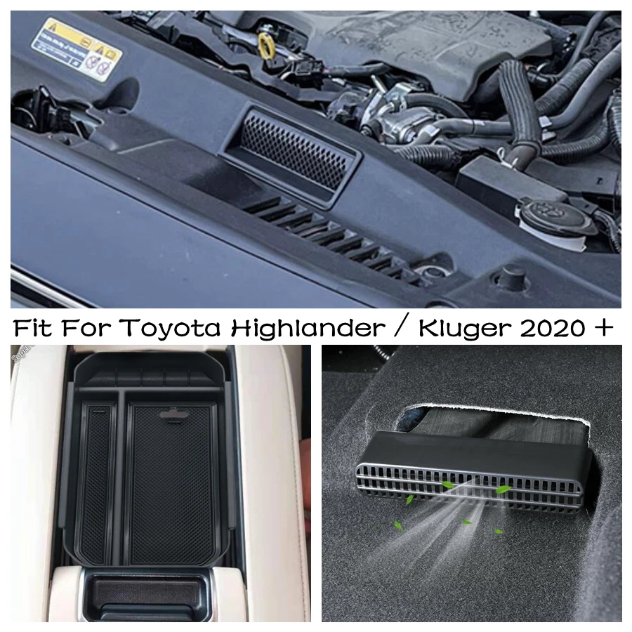 Black Auto Accessory AC Cover For Toyota Highlander / Kluger 2020 2021 2022 Armrest Box Storage Center Container Organizer Case
Black Auto Accessory AC Cover For Toyota Highlander / Kluger 2020 2021 2022 Armrest Box Storage Center Container Organizer Case