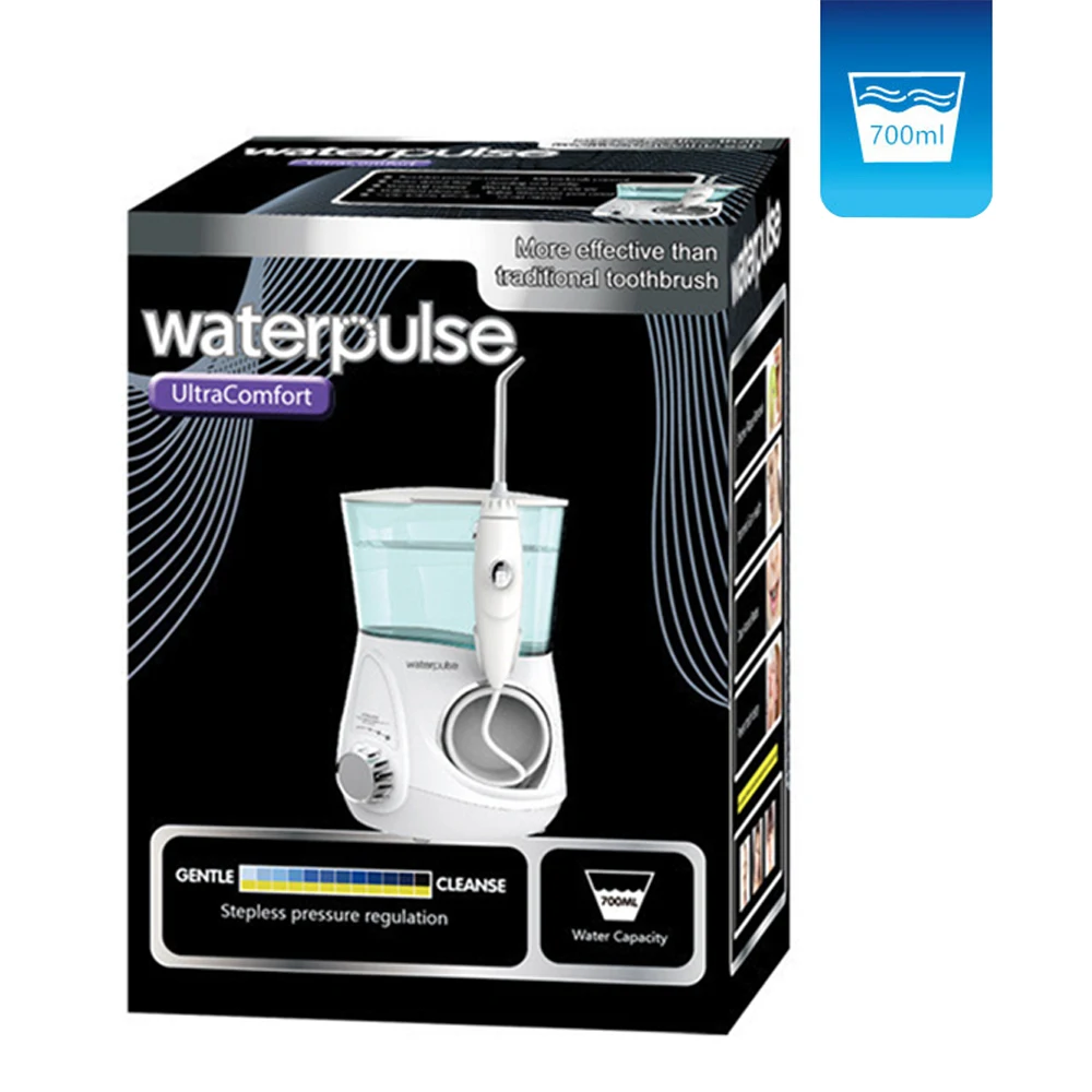 Waterpulse Water Dental Flosser Tooth Cleaner 10 Speed 700ml Home Electric Care Oral Irrigator Hygiene Teeth Cleaning 5 Jet Tips
Waterpulse Water Dental Flosser Tooth Cleaner 10 Speed 700ml Home Electric Care Oral Irrigator Hygiene Teeth Cleaning 5 Jet Tips