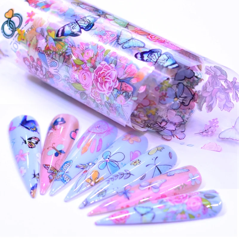 10PCS Butterfly Plum Flower Nail Art Transfer Foils Colorful Full Wrap Nail Sticker Decal Decoration DIY Manicure Tools
10PCS Butterfly Plum Flower Nail Art Transfer Foils Colorful Full Wrap Nail Sticker Decal Decoration DIY Manicure Tools