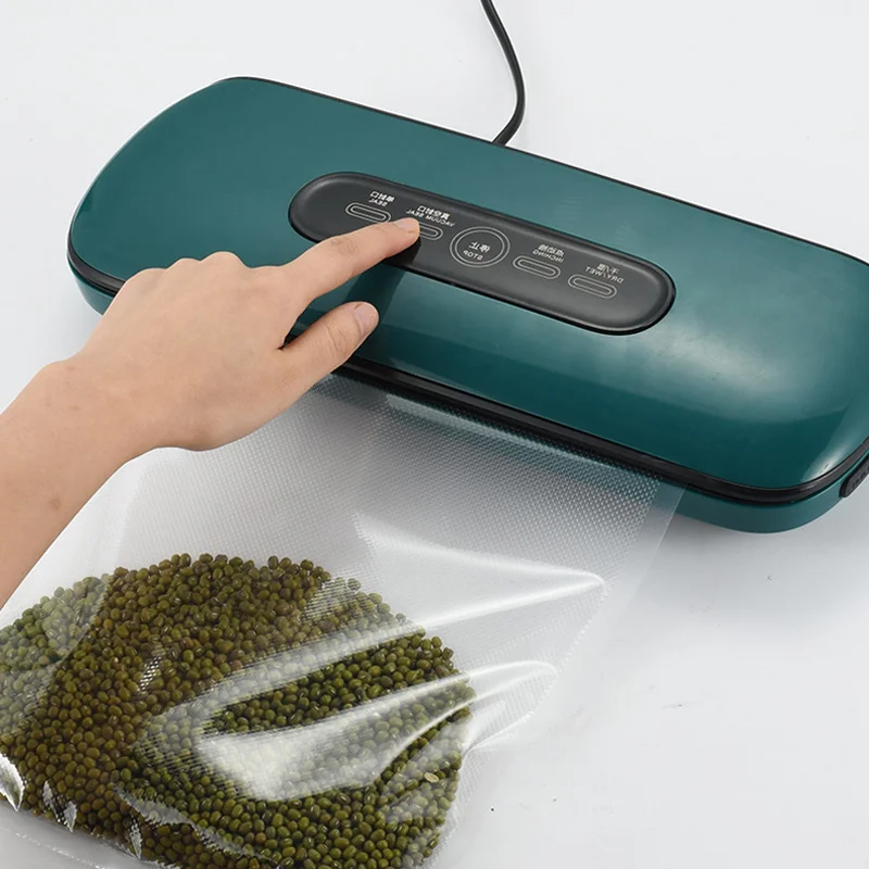 Kitchen Vacuum Food Sealer For Food Saver 110V 220V With 10pcs Storage bags Automatic Household Vacuum Sealer Packaging Machine
Kitchen Vacuum Food Sealer For Food Saver 110V 220V With 10pcs Storage bags Automatic Household Vacuum Sealer Packaging Machine