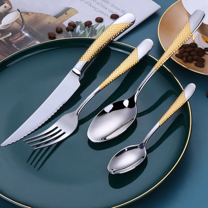 Stainless Steel Cutlery 4pcs Set of Exquisite Western Tableware Set With Knife Fork And Spoon Dining Room And Family Tableware
Stainless Steel Cutlery 4pcs Set of Exquisite Western Tableware Set With Knife Fork And Spoon Dining Room And Family Tableware