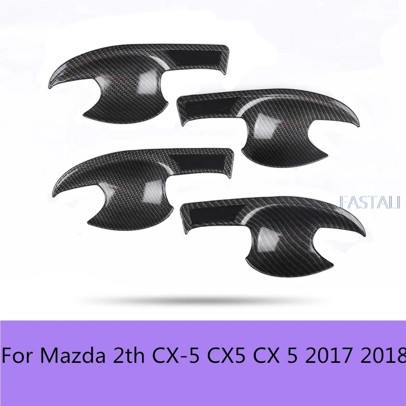 Для Mazda 2th CX-5 CX5 CX 5 2017 2018 Защитная Наклейка для наружной двери и ручки аксессуары