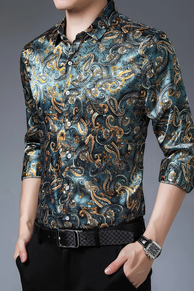 2021 spring and autumn new men's high-quality boutique all-match long-sleeved shirt / men's printed slim casual shirt
2021 spring and autumn new men's high-quality boutique all-match long-sleeved shirt / men's printed slim casual shirt