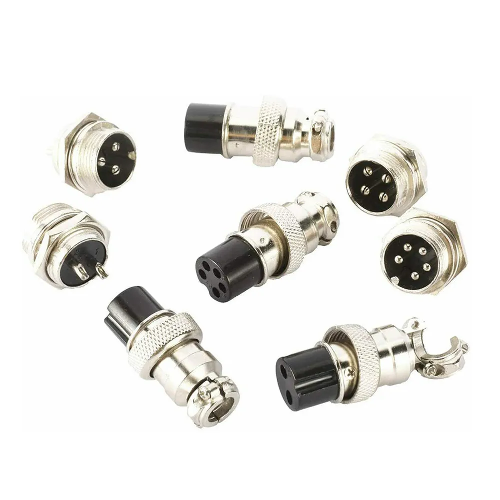 20Set Aviation Plug Male Female Metal Wire Panel Connector 2/3/4/5 Pin GX16 16mm Panel Mount DC Connectors Terminal Adapter
20Set Aviation Plug Male Female Metal Wire Panel Connector 2/3/4/5 Pin GX16 16mm Panel Mount DC Connectors Terminal Adapter