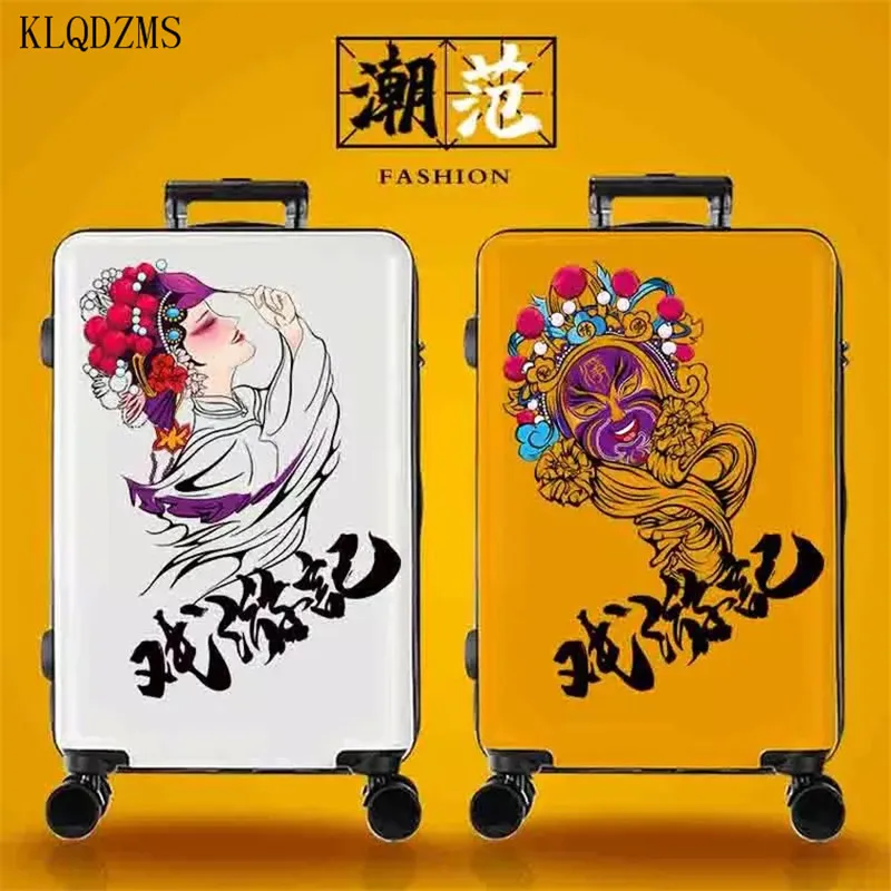 KLQDZMS New hot women carry-ons travel suitcase spinner rolling luggage on wheels 20/24/28 inch fashion men Cabin trolley bags
KLQDZMS New hot women carry-ons travel suitcase spinner rolling luggage on wheels 20/24/28 inch fashion men Cabin trolley bags