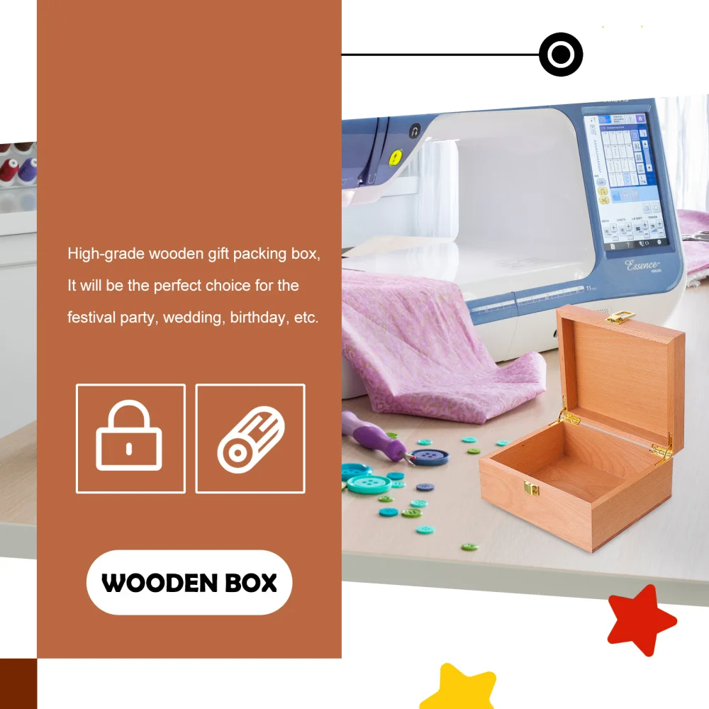 1pc High-grade Jewelry Storage Box Gift Packing Storage Container Wood Container
1pc High-grade Jewelry Storage Box Gift Packing Storage Container Wood Container