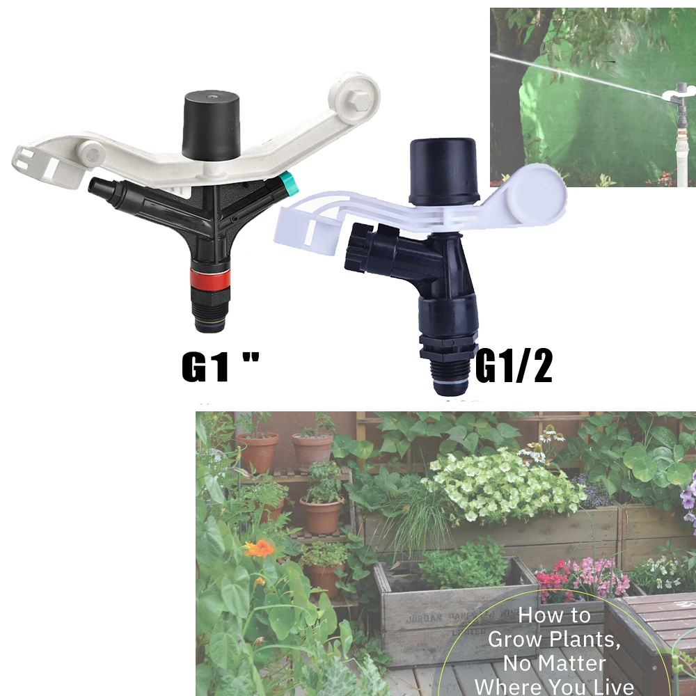 G1/2" G1" Garden Sprinkler 360 Dgree Lawn Irrigation Tools Durable Sprinklers Rotating Spray Nozzle Plant Watering Drippers
G1/2" G1" Garden Sprinkler 360 Dgree Lawn Irrigation Tools Durable Sprinklers Rotating Spray Nozzle Plant Watering Drippers