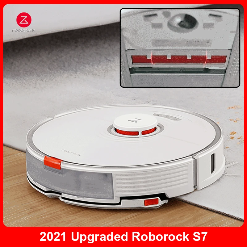 Робот-пылесос Roborock S7 для сухой и влажной уборки, стерилизатор пыли для уборки дома, усовершенствованная Лазерная навигация 2021
Робот-пылесос Roborock S7 для сухой и влажной уборки, стерилизатор пыли для уборки дома, усовершенствованная Лазерная навигация 2021