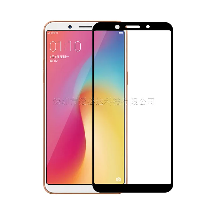 2 шт. изогнутое закаленное стекло для OPPO F5 полное покрытие 11H защитная пленка