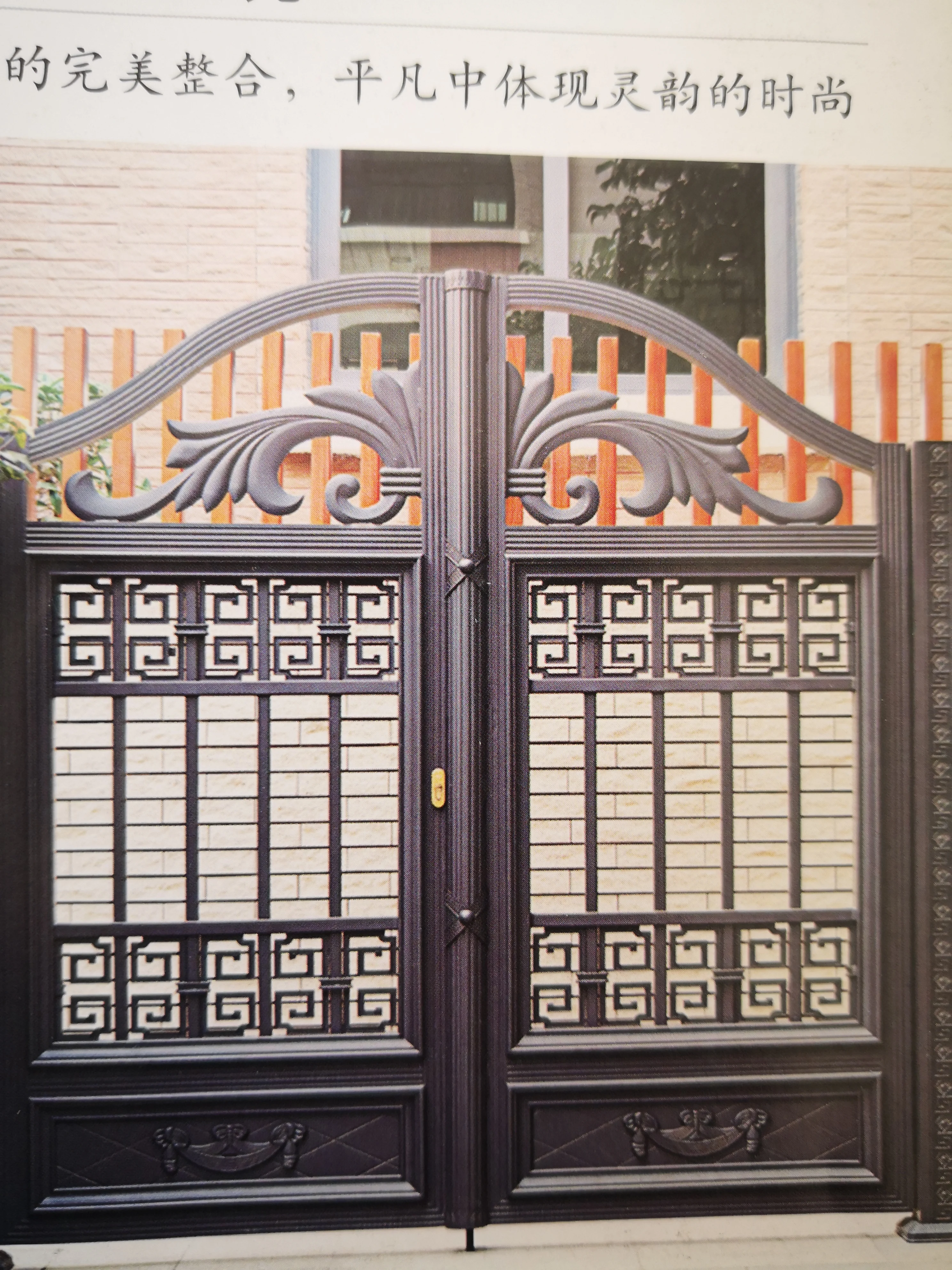 Shanghai Hench custom USA Australia home use decorative aluminium metal and composite gates