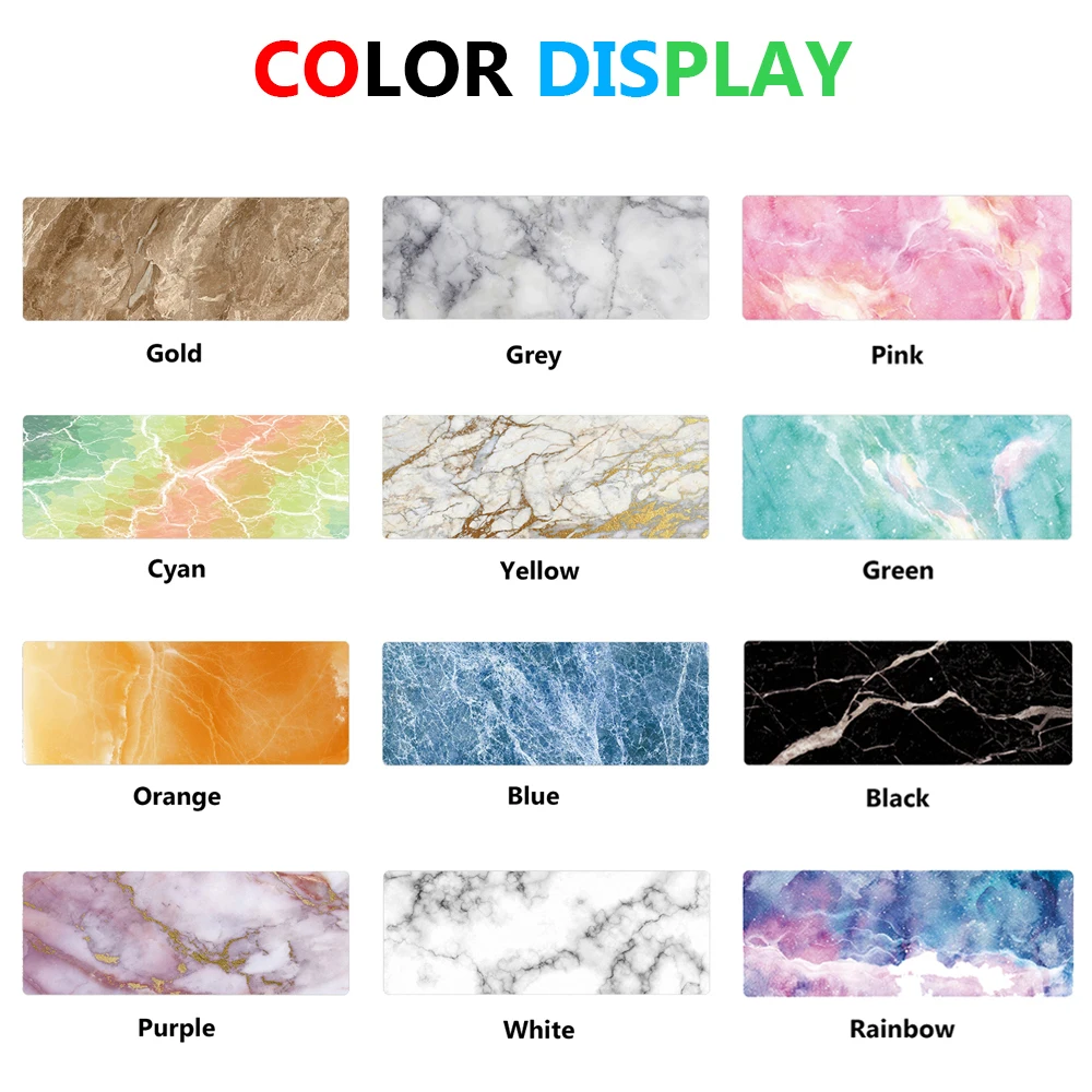1PC Large Marble Grain Soft Mouse Pad Office Computer Desk Mat Modern Table Game Keyboard Laptop Cushion Accessories
1PC Large Marble Grain Soft Mouse Pad Office Computer Desk Mat Modern Table Game Keyboard Laptop Cushion Accessories