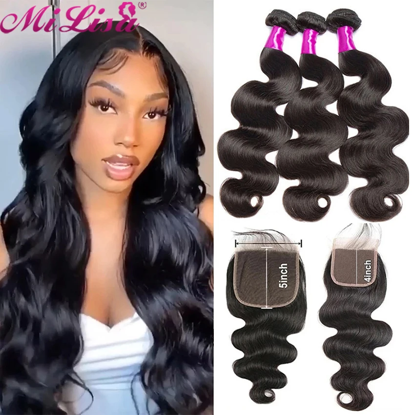 30 Inch Body Wave Bundles With 4X4 Closure Peruvian Human Hair Bundles Body Wave Bundles With 5X5 HD Closure Transparent Lace
30 Inch Body Wave Bundles With 4X4 Closure Peruvian Human Hair Bundles Body Wave Bundles With 5X5 HD Closure Transparent Lace