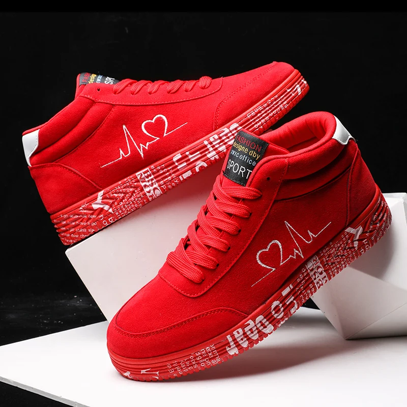Fashion Women's Vulcanize Shoes Casual Flat Shoes Men's Sneaker Lace-up Couple High-top Breathable Canvas Footwear Zapatos Hombe
Fashion Women's Vulcanize Shoes Casual Flat Shoes Men's Sneaker Lace-up Couple High-top Breathable Canvas Footwear Zapatos Hombe