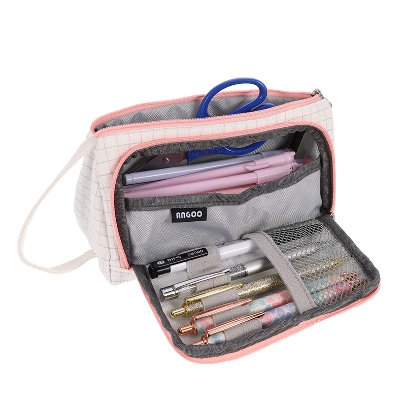 Multifunction Pencilcase Cute Cosmetic bag Women Large Capacity Canvas Pencil Bag Stationery Storage Bag School Office Supplies
Multifunction Pencilcase Cute Cosmetic bag Women Large Capacity Canvas Pencil Bag Stationery Storage Bag School Office Supplies