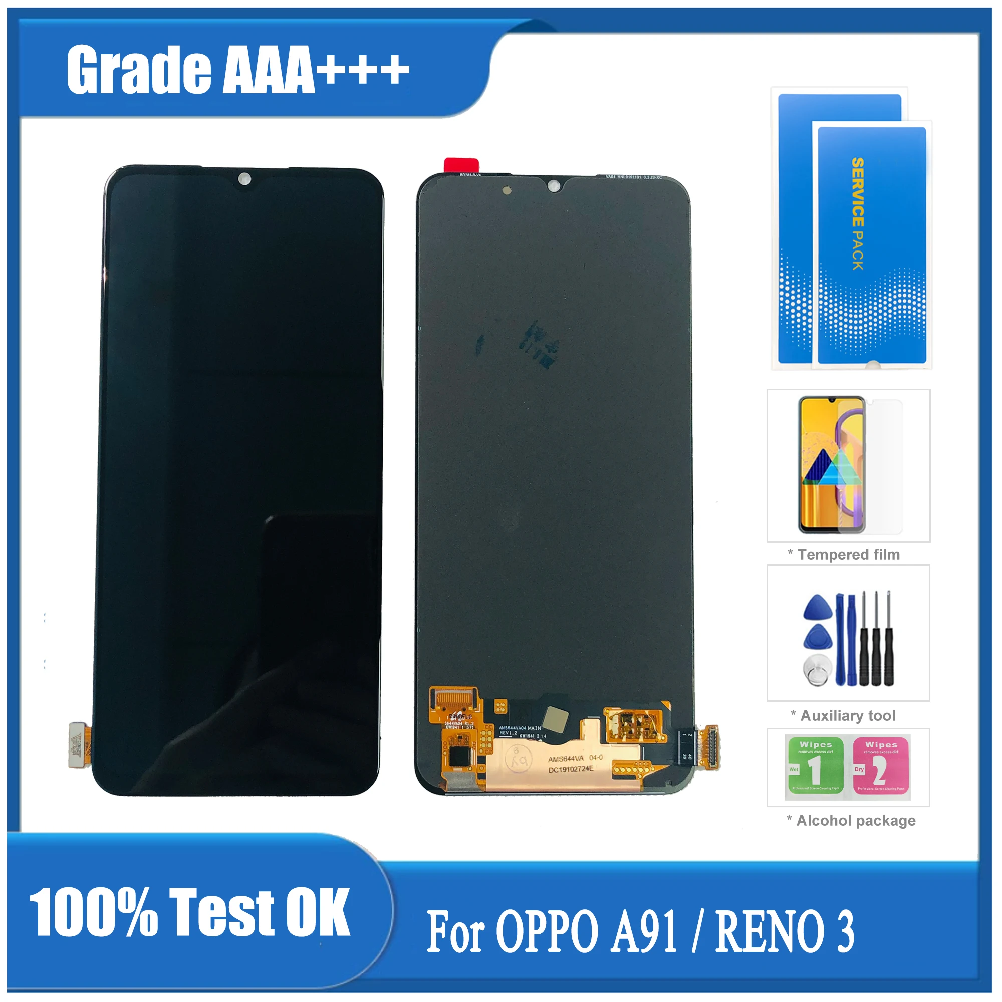 Оригинальный Amoled дисплей для OPPO A91 CPH-2021, дисплей для замены ЖК-дисплея для телефона oppo reno 3 LCD 6,4"
Оригинальный Amoled дисплей для OPPO A91 CPH-2021, дисплей для замены ЖК-дисплея для телефона oppo reno 3 LCD 6,4"