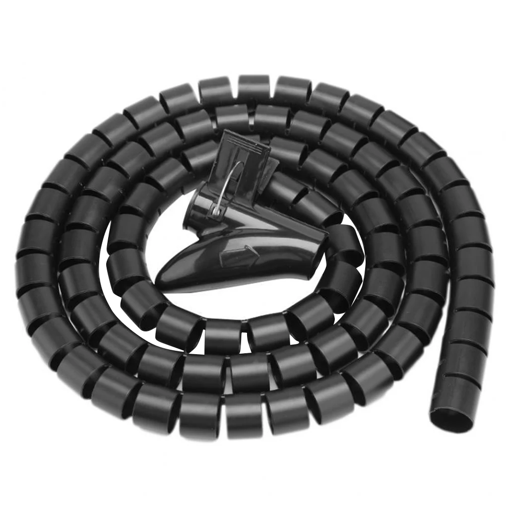 2Pcs Wire Storage Pipe Bite-proof Cable Organizer Spiral Cable Winder Pattern Random, White, 16mmx2m, Clamp 16mm
2Pcs Wire Storage Pipe Bite-proof Cable Organizer Spiral Cable Winder Pattern Random, White, 16mmx2m, Clamp 16mm