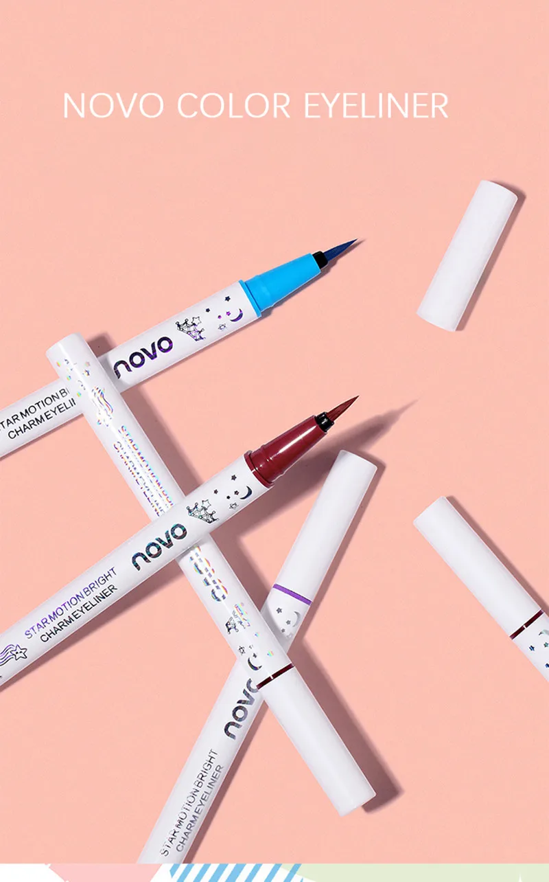 Novo New Colorful Eyeliner Handwriting is even Lasting Anti-sweat and Waterproof Beginner Special Mermaid Eye Liner 5325 5375
Novo New Colorful Eyeliner Handwriting is even Lasting Anti-sweat and Waterproof Beginner Special Mermaid Eye Liner 5325 5375