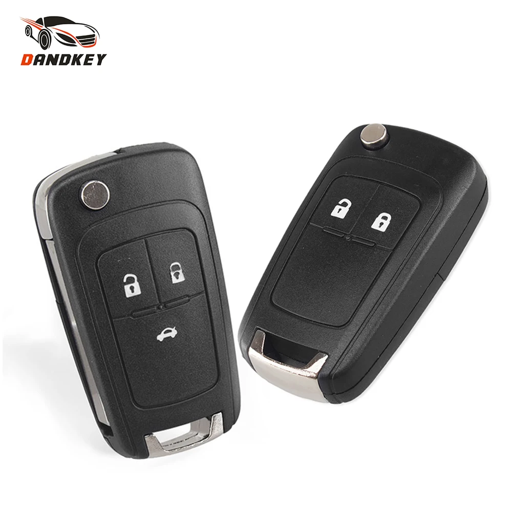 

Dandkey Car Remote Key Shell Flip Case Uncut HU100 For Opel Vauxhall Astra H Insignia J Vectra C Omega G Corsa D Fob 2/3 Buttons