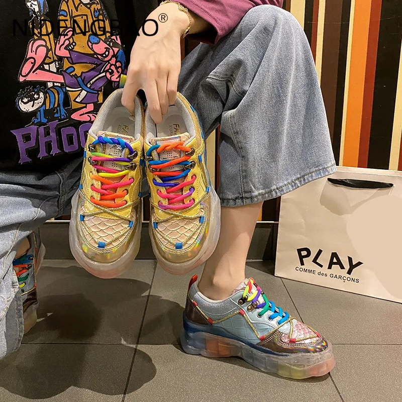 2021 Summer Fashion Women Sneakers Colorful Platform Shoes Thick Sole Running Walking Female Casual Sport Shoes Zapatillas Mujer
2021 Summer Fashion Women Sneakers Colorful Platform Shoes Thick Sole Running Walking Female Casual Sport Shoes Zapatillas Mujer