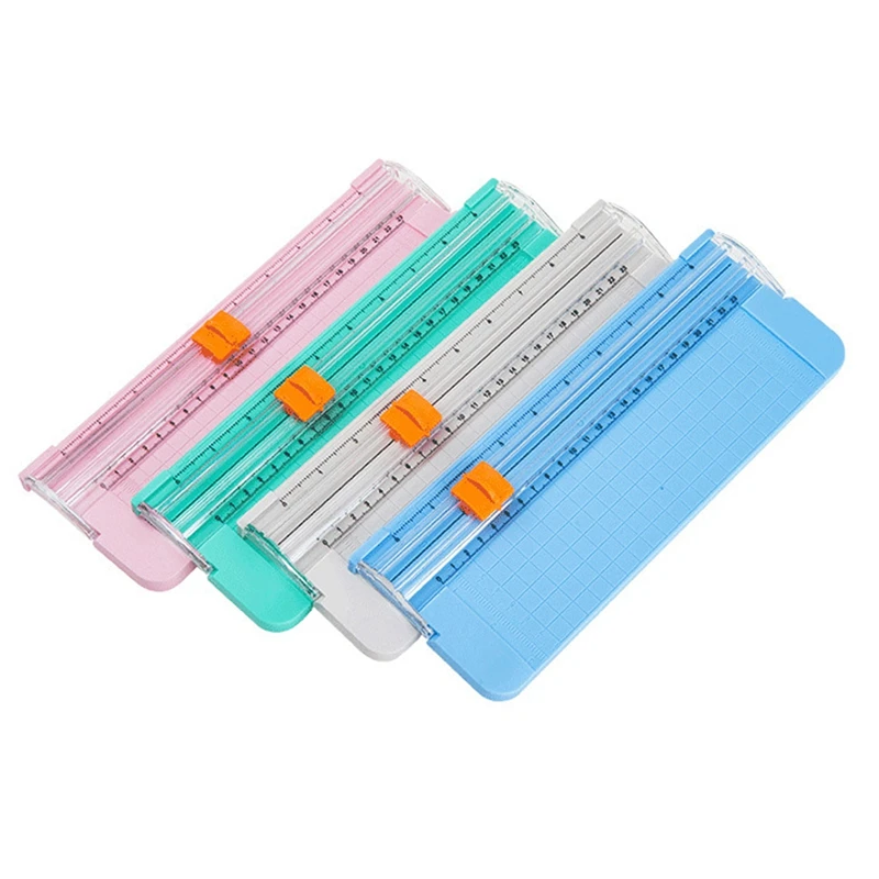 Резак для бумаги A5, триммер для бумаги, фото лезвия с защитной линейкой и боковой линейкой для офиса, домашние канцелярские товары
Резак для бумаги A5, триммер для бумаги, фото лезвия с защитной линейкой и боковой линейкой для офиса, домашние канцелярские товары