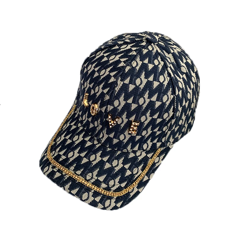 2021 New Trendy Women's Hat Fashion Brand Sparkling Diamond LOVE Letter Baseball Cap for Women Retro Checkered Caps Girls
2021 New Trendy Women's Hat Fashion Brand Sparkling Diamond LOVE Letter Baseball Cap for Women Retro Checkered Caps Girls