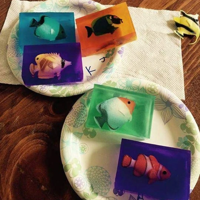 12 шт DIY плавающие пластиковые Тропические рыбы аквариумные украшения Детские