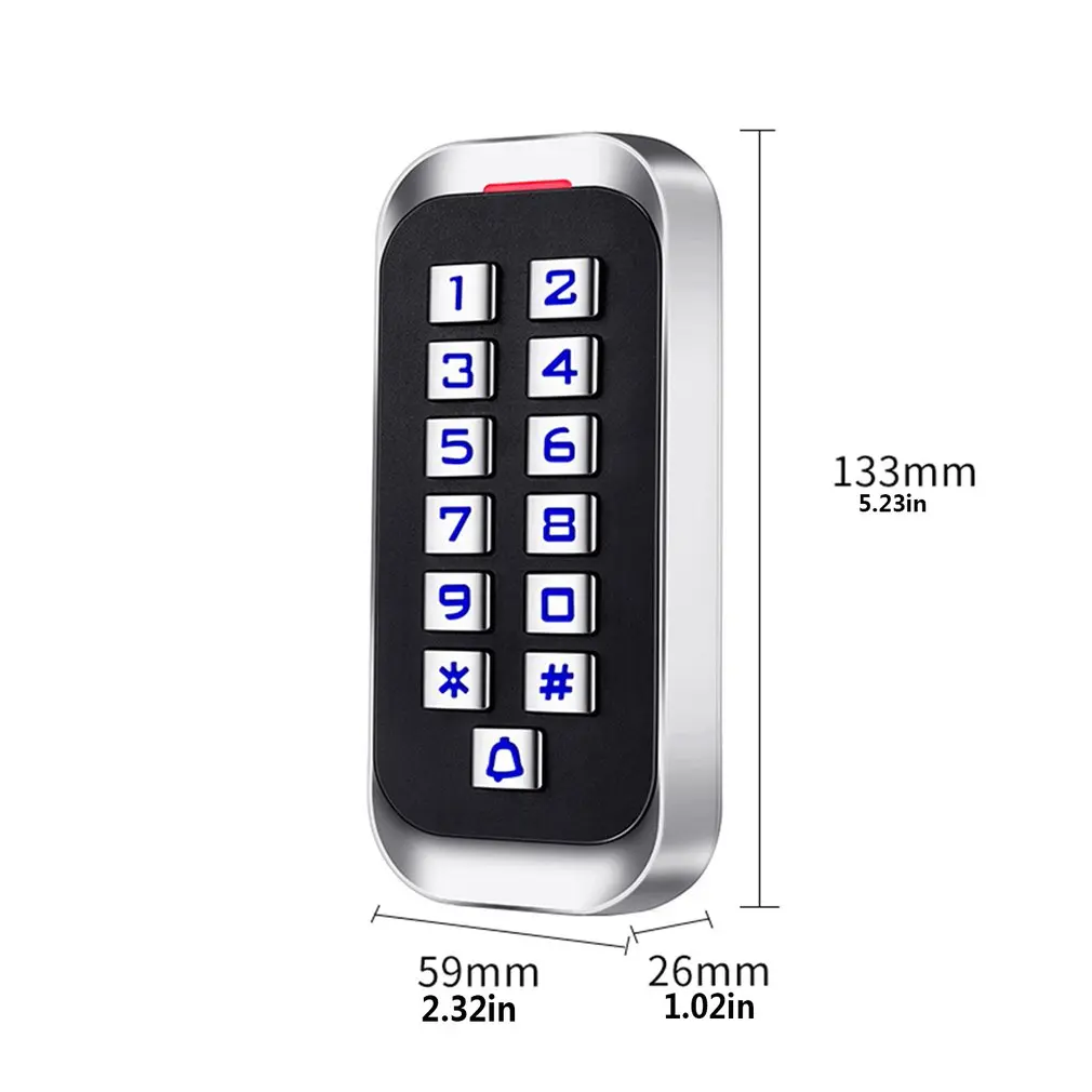 H3 Durable Metal Password ID Version Access Door Entry System Kits for Metal Standalone Access Control Keypad Code Access Reader
H3 Durable Metal Password ID Version Access Door Entry System Kits for Metal Standalone Access Control Keypad Code Access Reader