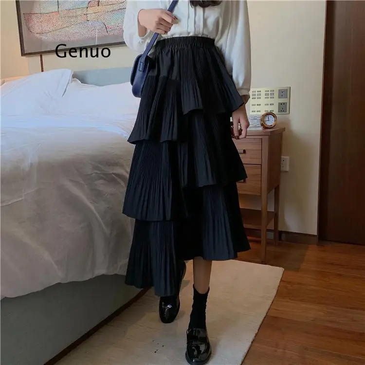Skirts Women Girls High Elastic Waist Pleated Loose Irregular Skirt Spring Summer Fashion Cake Vestidos
Skirts Women Girls High Elastic Waist Pleated Loose Irregular Skirt Spring Summer Fashion Cake Vestidos