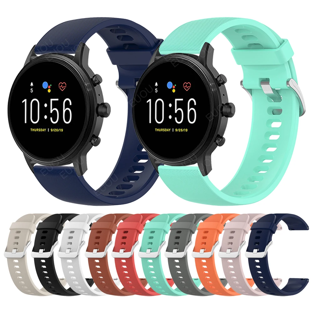 Силиконовый ремешок для Fossil Gen 5E 44 мм/Gen 5 LTE/Gen 5 мужские Смарт-часы Carlyle/Garrett быстросъемный ремешок для замены мужских наручных часов
Силиконовый ремешок для Fossil Gen 5E 44 мм/Gen 5 LTE/Gen 5 мужские Смарт-часы Carlyle/Garrett быстросъемный ремешок для замены мужских наручных часов