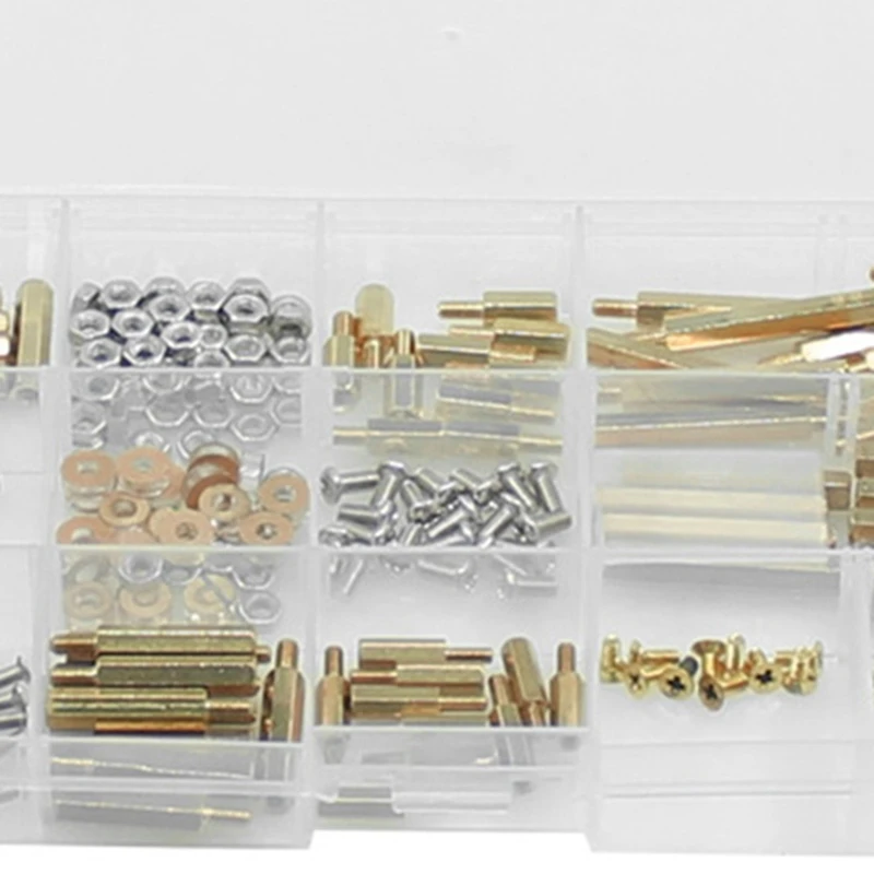 for Raspberry Pi/UNO R3 Screw Kit Copper Pillar Fixing Motherboard Screw Pack Robot DIY Screw Nut Box Kit Assortment Set
for Raspberry Pi/UNO R3 Screw Kit Copper Pillar Fixing Motherboard Screw Pack Robot DIY Screw Nut Box Kit Assortment Set