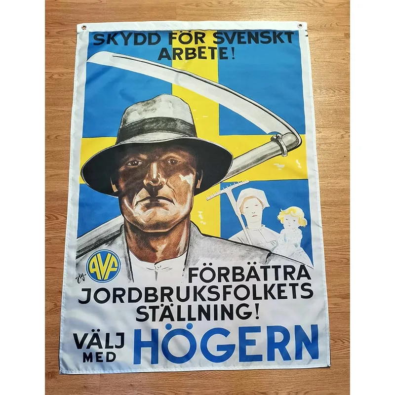 Retro Sweden Arbete Hogern Poster Flag 3ft*5ft (90*150cm) Size Christmas Decorations for Home Flag Banner Indoor Outdoor H14
Retro Sweden Arbete Hogern Poster Flag 3ft*5ft (90*150cm) Size Christmas Decorations for Home Flag Banner Indoor Outdoor H14