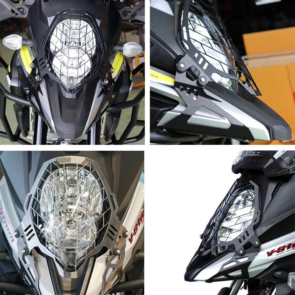REALZION Motorcycle Headlight Head Light Guard Protector Cover Grill For SUZUKI V-strom 1000 650 Vstrom1000 Vstrom650 2017-2019
REALZION Motorcycle Headlight Head Light Guard Protector Cover Grill For SUZUKI V-strom 1000 650 Vstrom1000 Vstrom650 2017-2019