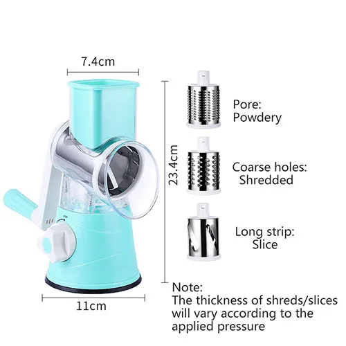 3 In 1 Manual Vegetable Cutter Slicer Multifunctional Round Slicer Potato Cheese Kitchen Gadgets Kitchen Accessories Shredder
3 In 1 Manual Vegetable Cutter Slicer Multifunctional Round Slicer Potato Cheese Kitchen Gadgets Kitchen Accessories Shredder