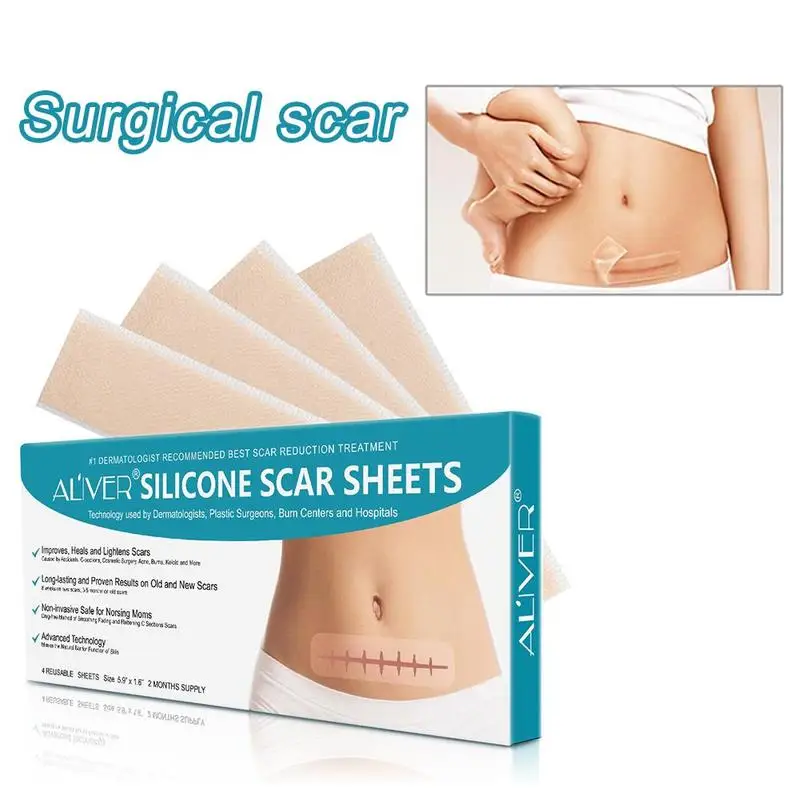 4pcs Reusable Silicone Scar Removal Patch Remove Trauma Burn Scar Skin Repair Scar Removal Therapy Patch For Acne Scar Treatment
4pcs Reusable Silicone Scar Removal Patch Remove Trauma Burn Scar Skin Repair Scar Removal Therapy Patch For Acne Scar Treatment