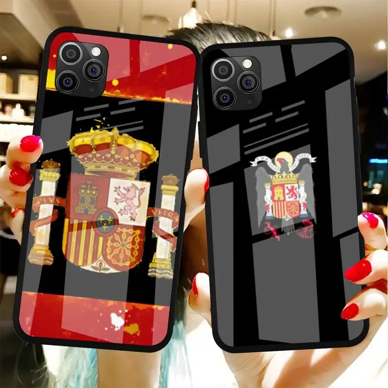 Phone Case Tempered Glass For Iphone6plus 6S 7 7plus 8 X XS XSmax XR 11 12 Pro Max 12mini Spain Coat Of Arms Flag
Phone Case Tempered Glass For Iphone6plus 6S 7 7plus 8 X XS XSmax XR 11 12 Pro Max 12mini Spain Coat Of Arms Flag