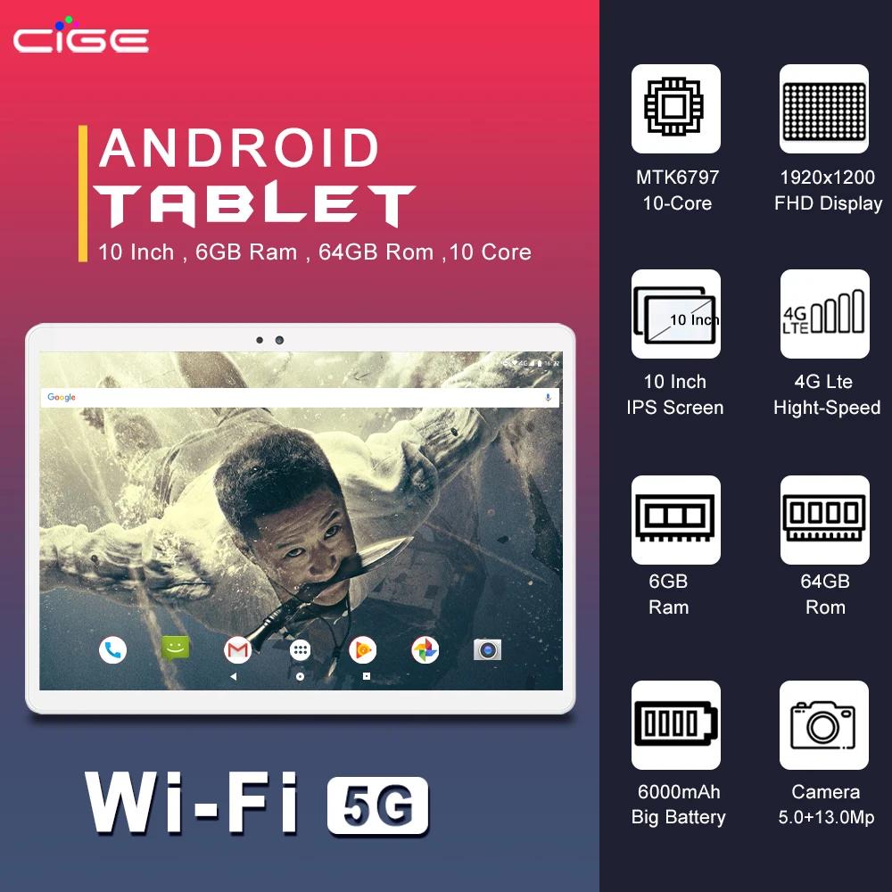 2021 Global Version 10 Core 10 Inch Tablet 1920x1200 IPS 4G LTE Phone Call Android 8.0 GPS Bluetooth 6GB RAM 64GB ROM Media Pad
2021 Global Version 10 Core 10 Inch Tablet 1920x1200 IPS 4G LTE Phone Call Android 8.0 GPS Bluetooth 6GB RAM 64GB ROM Media Pad