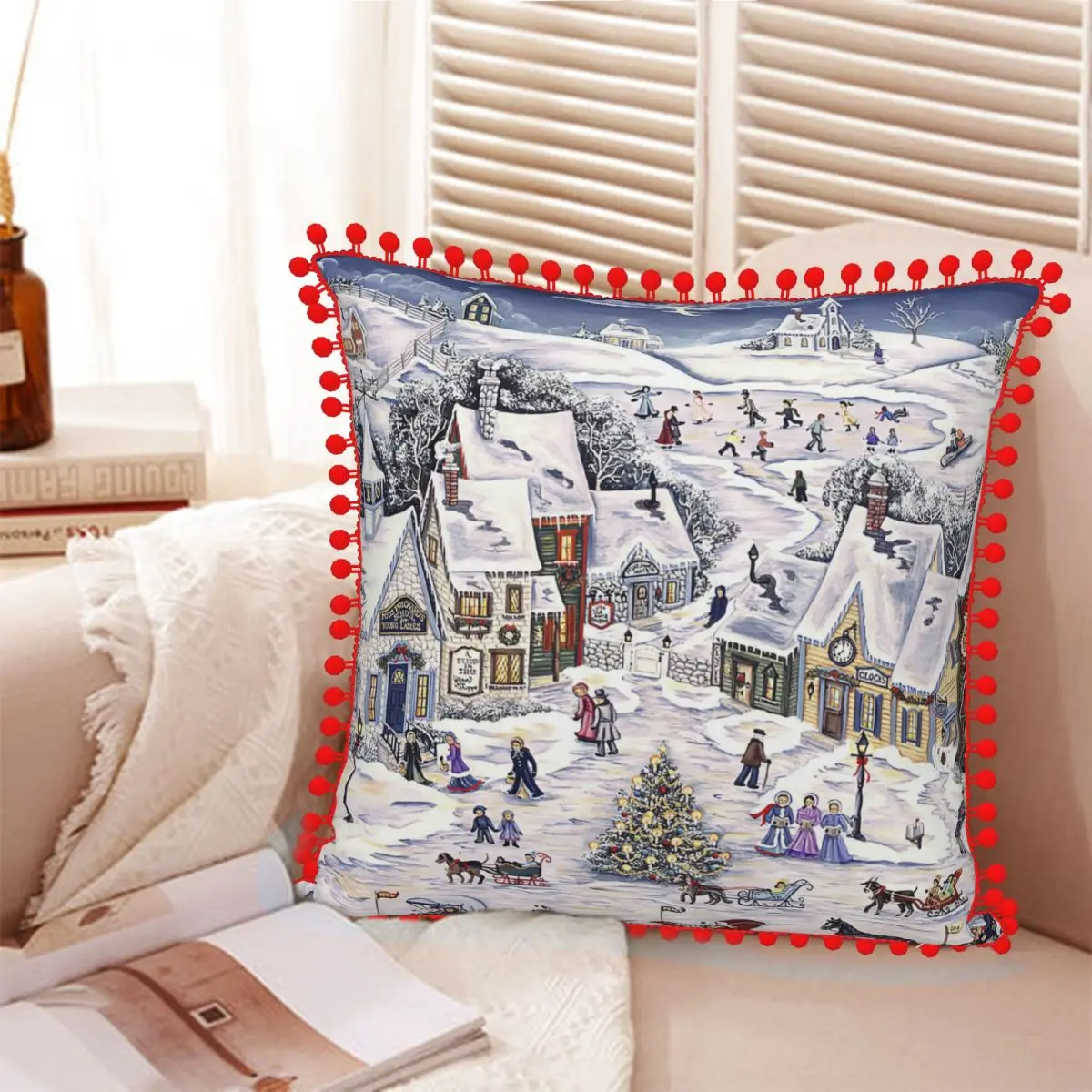 Christmas, Christmas Sleigh Parade Christmas plush cushion Cover Pillowcase Sofa Cushions Pillow Cases Pillow Covers Home Decor
Christmas, Christmas Sleigh Parade Christmas plush cushion Cover Pillowcase Sofa Cushions Pillow Cases Pillow Covers Home Decor