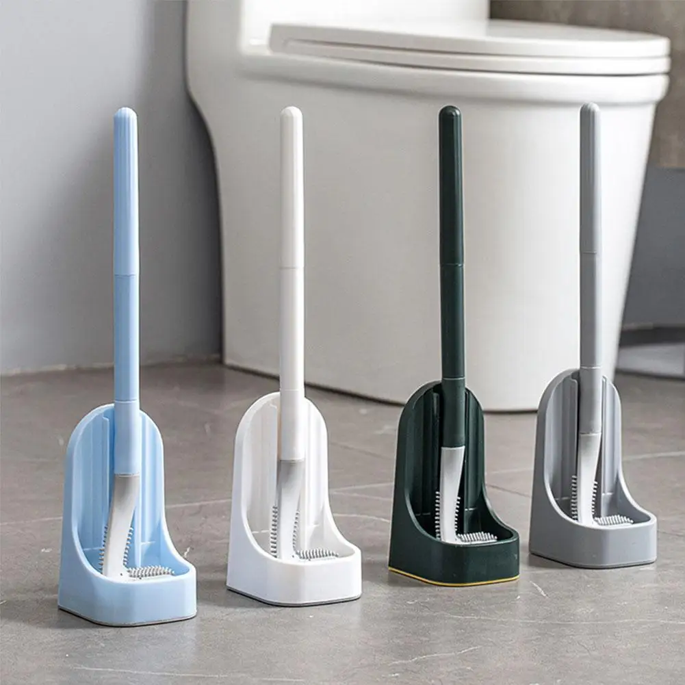 Golf Silicone Toilet Brushes With Holder Set TPR Efficient Clean Long Handled Toilet Cleaning Brush Cleaner Bathroom Accessories
Golf Silicone Toilet Brushes With Holder Set TPR Efficient Clean Long Handled Toilet Cleaning Brush Cleaner Bathroom Accessories