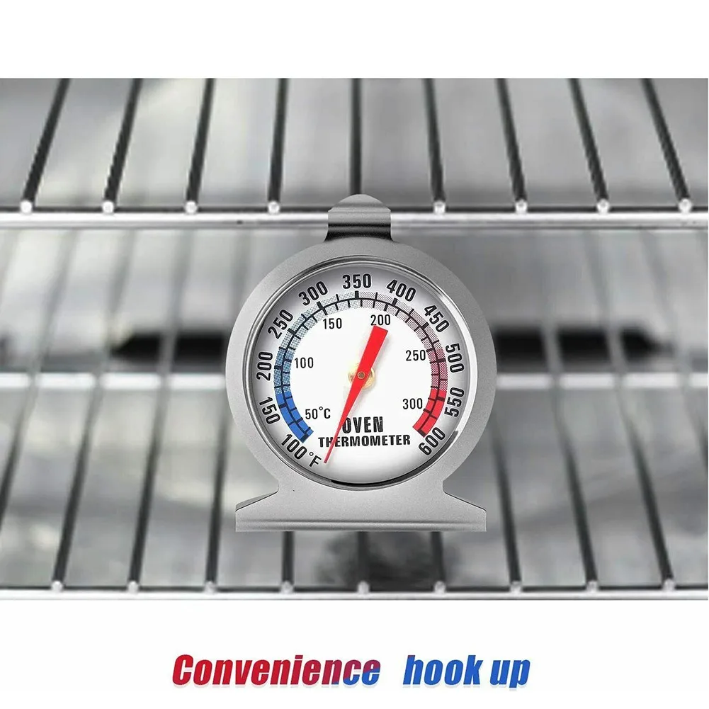 

2 Inches High Accuracy 0～300℃ /-20～20℃ Stainless Steel Oven Cookware Thermometer Fast Reading Refrigerator Thermometers Mass