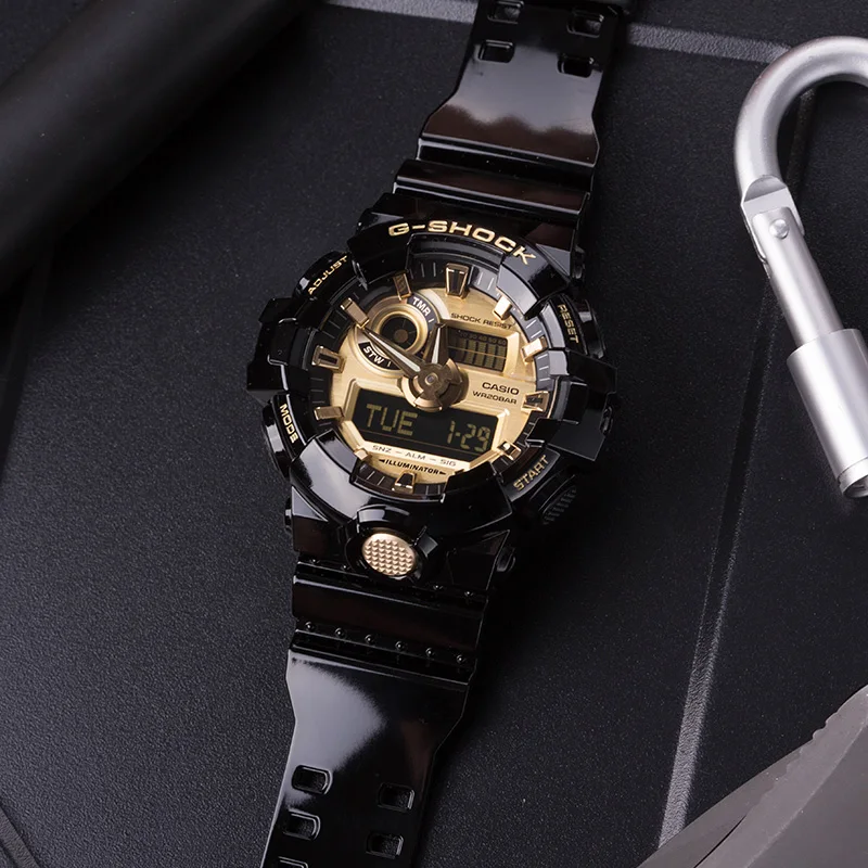 

Casio watch multi-functional outdoor sports waterproof men's watch GA-710GB-1A