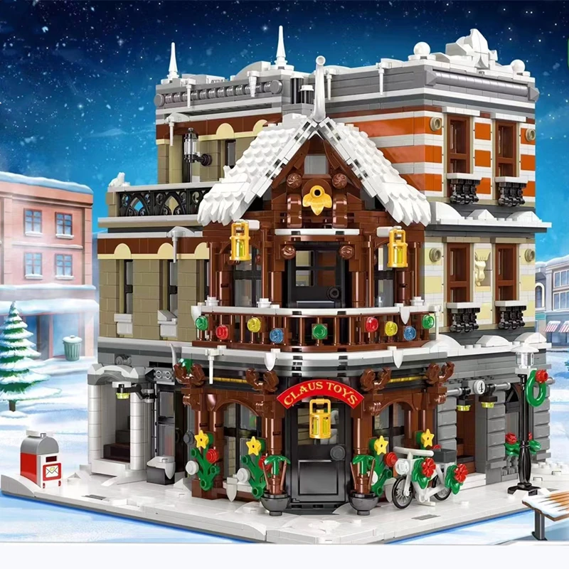 Jiestar Creative Street View Claus Toys 89143 Moc Bricks Modular House Model Building Blocks Assembly Square Christmas Gifts
Jiestar Creative Street View Claus Toys 89143 Moc Bricks Modular House Model Building Blocks Assembly Square Christmas Gifts