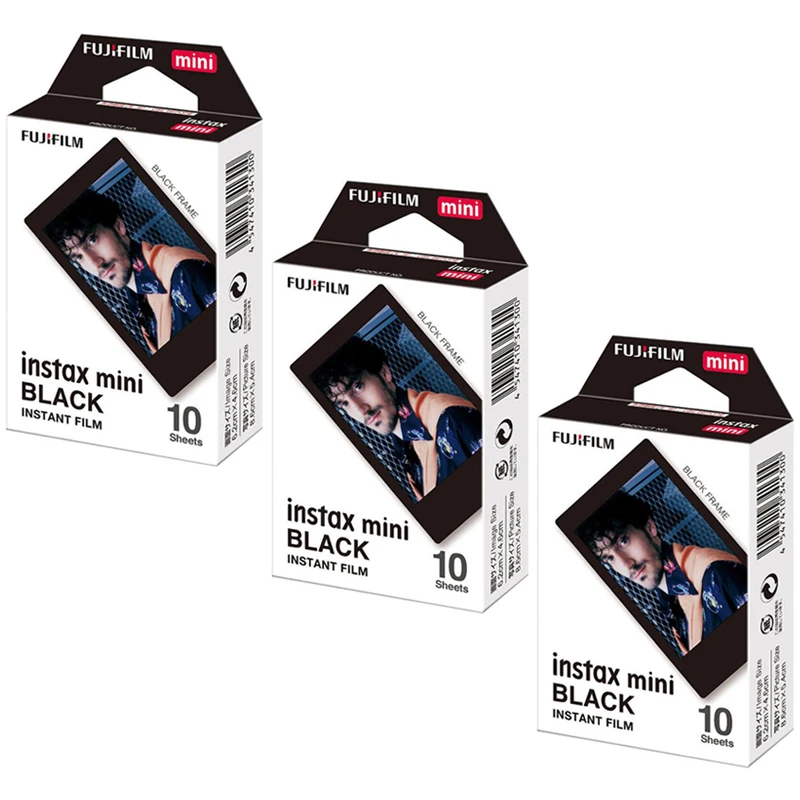 10-30 Sheets Instax Mini Black Frame Film For Fujifillm Instant Mini 11, 9, 8, 7s Camera For SP-1/2 Printer, Link 
10-30 Sheets Instax Mini Black Frame Film For Fujifillm Instant Mini 11, 9, 8, 7s Camera For SP-1/2 Printer, Link