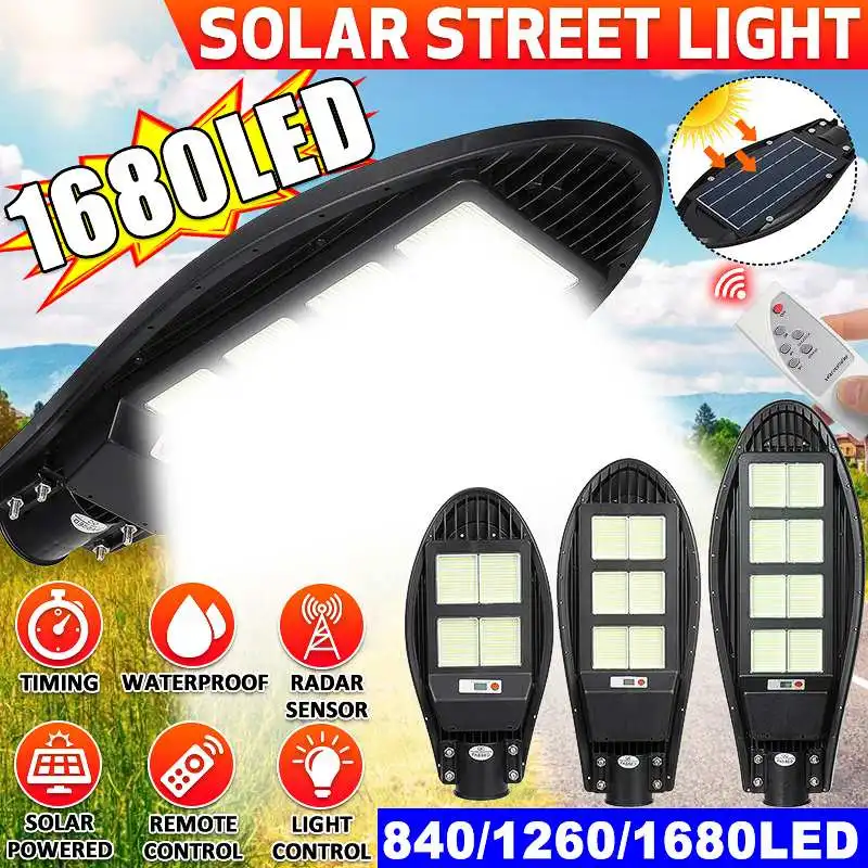 IP65 1000W/1400W/1800W светодиодный солнечный светильник Настенный Солнечный уличный светильник супер яркий радар движения PIR Сенсор безопасности л...
IP65 1000W/1400W/1800W светодиодный солнечный светильник Настенный Солнечный уличный светильник супер яркий радар движения PIR Сенсор безопасности л...