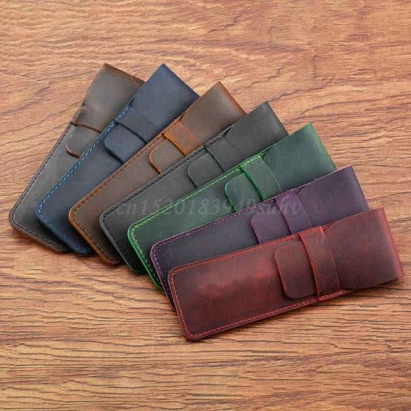 OOTDTY Retro Leather Pencil Fountain Pen Bag Pouch Storage Protective Sleeve Cover Gift
OOTDTY Retro Leather Pencil Fountain Pen Bag Pouch Storage Protective Sleeve Cover Gift